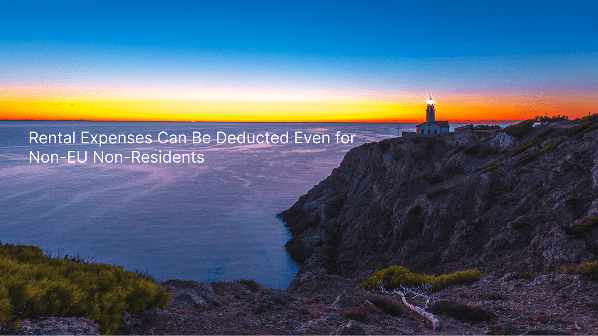Rental Expenses Can Be Deducted Even for Non-EU Non-Residents.png Rental Expenses Can Be Deducted Even for Non-EU Non-Residents.png