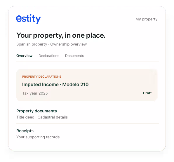 Store and handle property matters